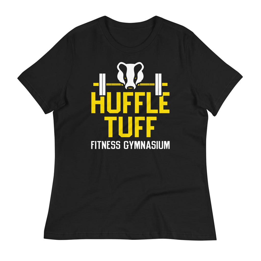 Huffle Tuff Gym Women's Signature Tee Hoodie, Sweatshirt | PureTeeCo.com (Image 1)