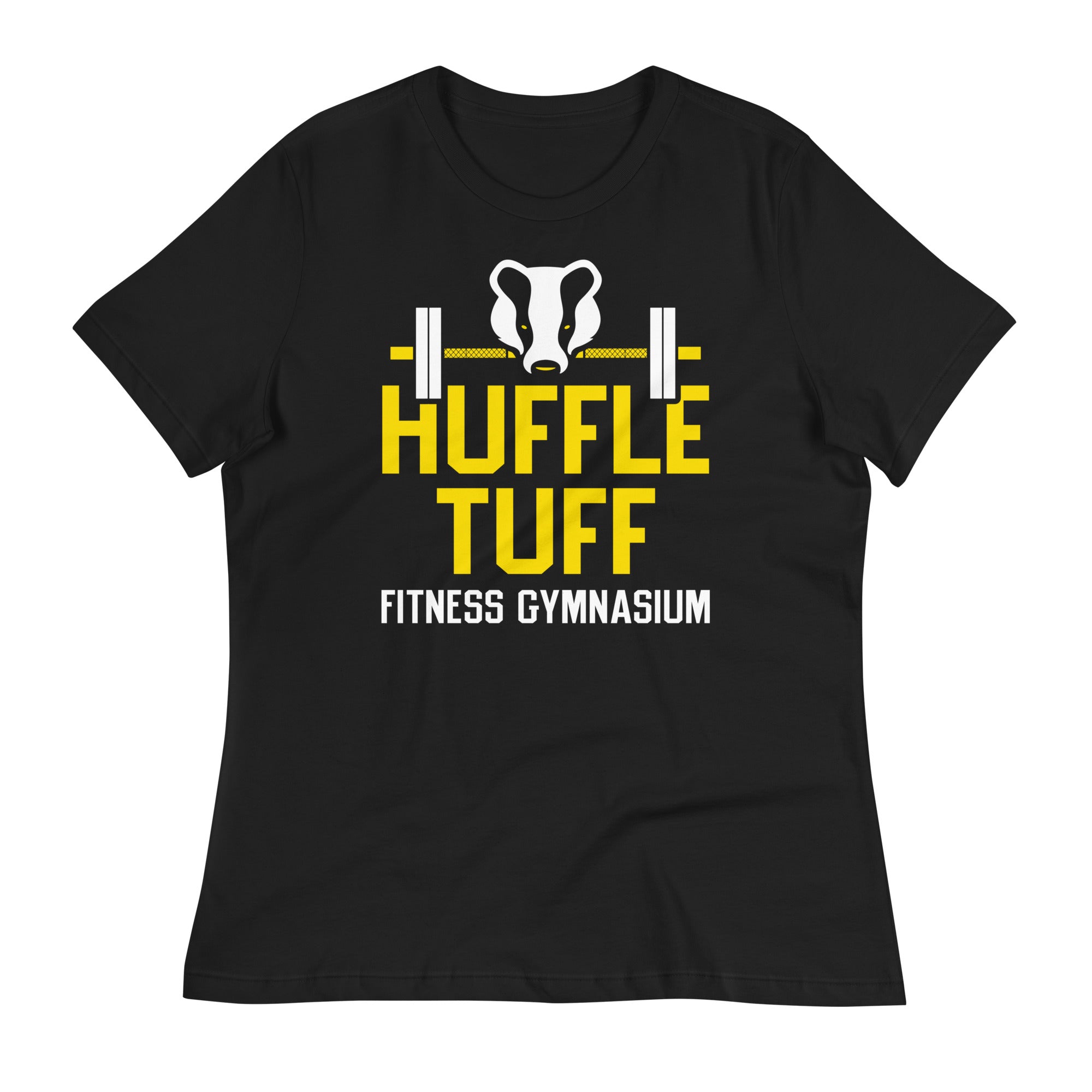 Huffle Tuff Gym Women's Signature Tee Hoodie, Sweatshirt | PureTeeCo.com (Image 1)