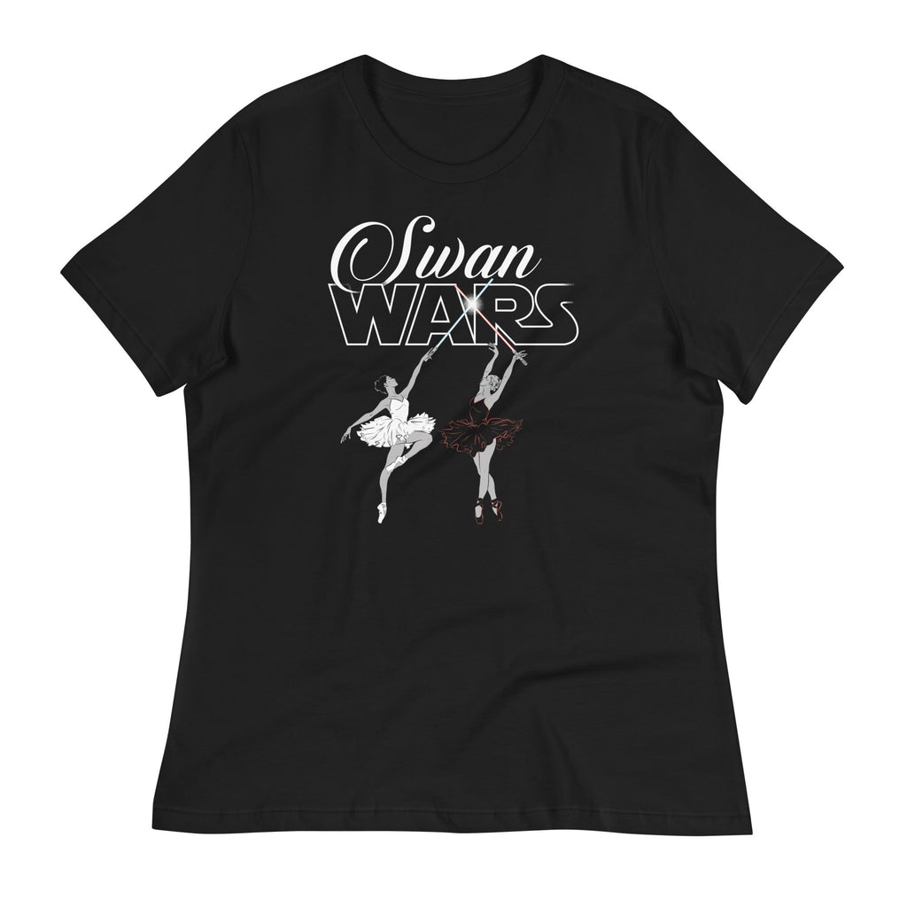 Swan Wars Women's Signature Tee Hoodie, Sweatshirt | PureTeeCo.com (Image 1)