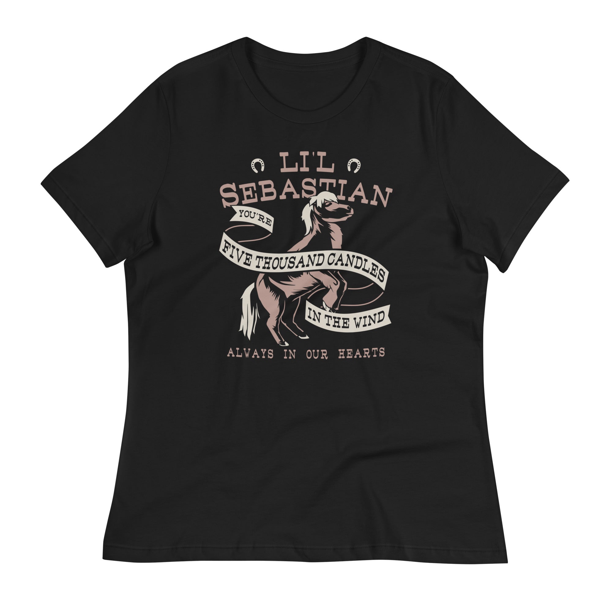 Li'l Sebastian Women's Signature Tee Hoodie, Sweatshirt | PureTeeCo.com (Image 1)