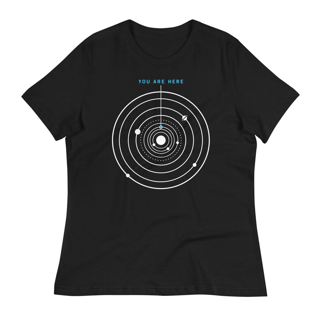 You Are Here Women's Signature Tee Hoodie, Sweatshirt | PureTeeCo.com (Image 1)