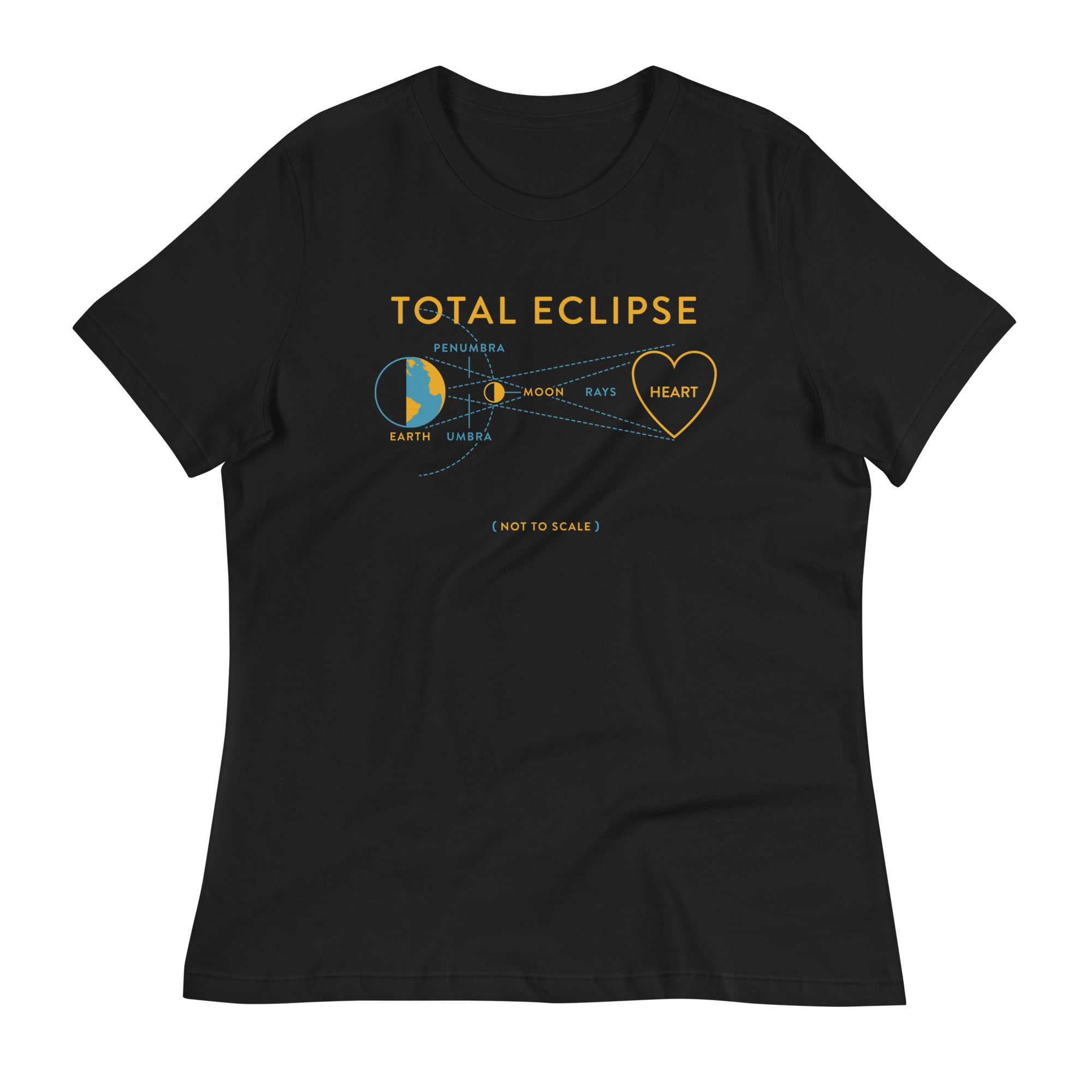 Total Eclipse Of The Heart Women's Signature Tee Hoodie, Sweatshirt | PureTeeCo.com (Image 1)
