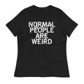 Normal People Are Weird Women's Signature Tee Hoodie, Sweatshirt | PureTeeCo.com (Image 1)