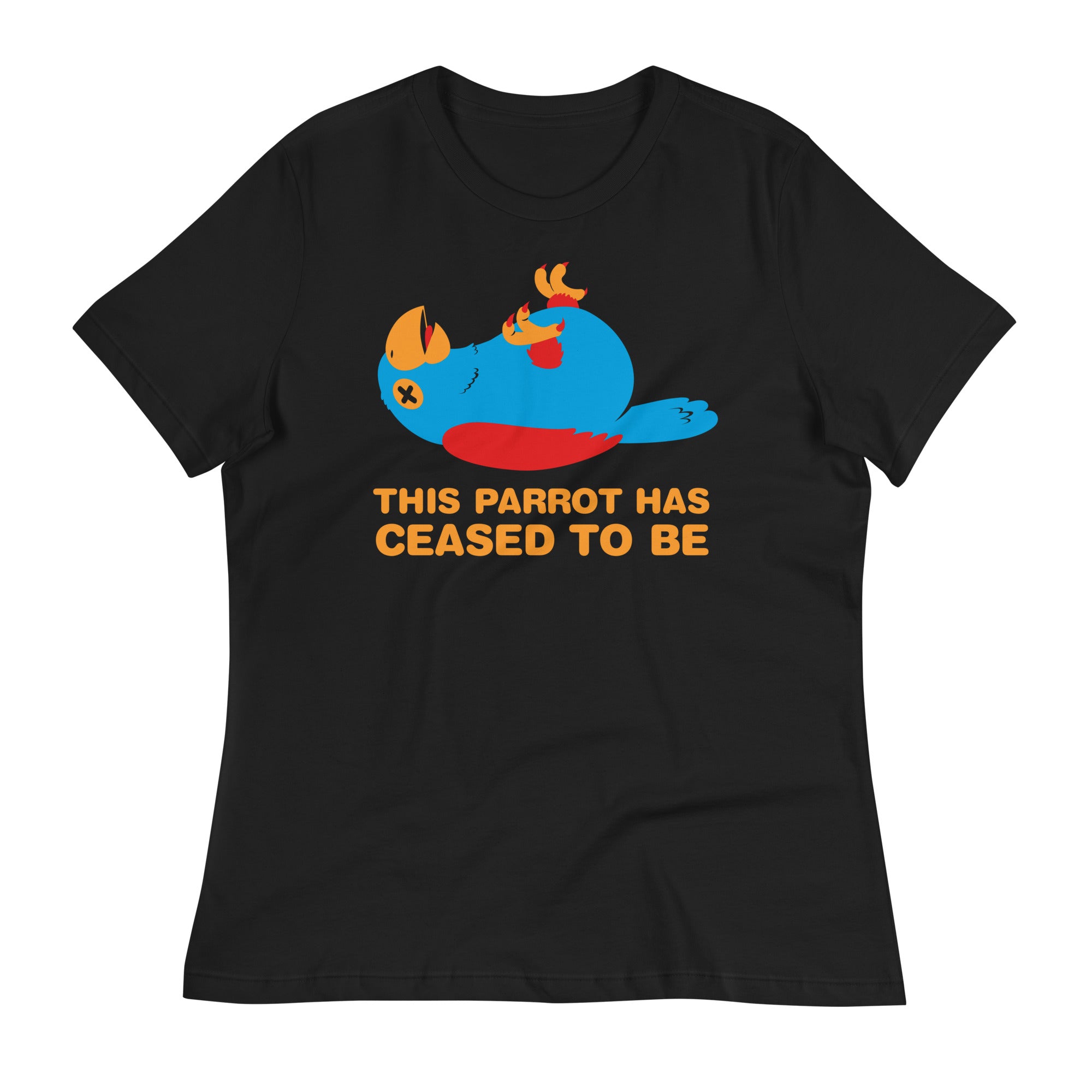 This Parrot Has Ceased To Be Women's Signature Tee Hoodie, Sweatshirt | PureTeeCo.com (Image 2)