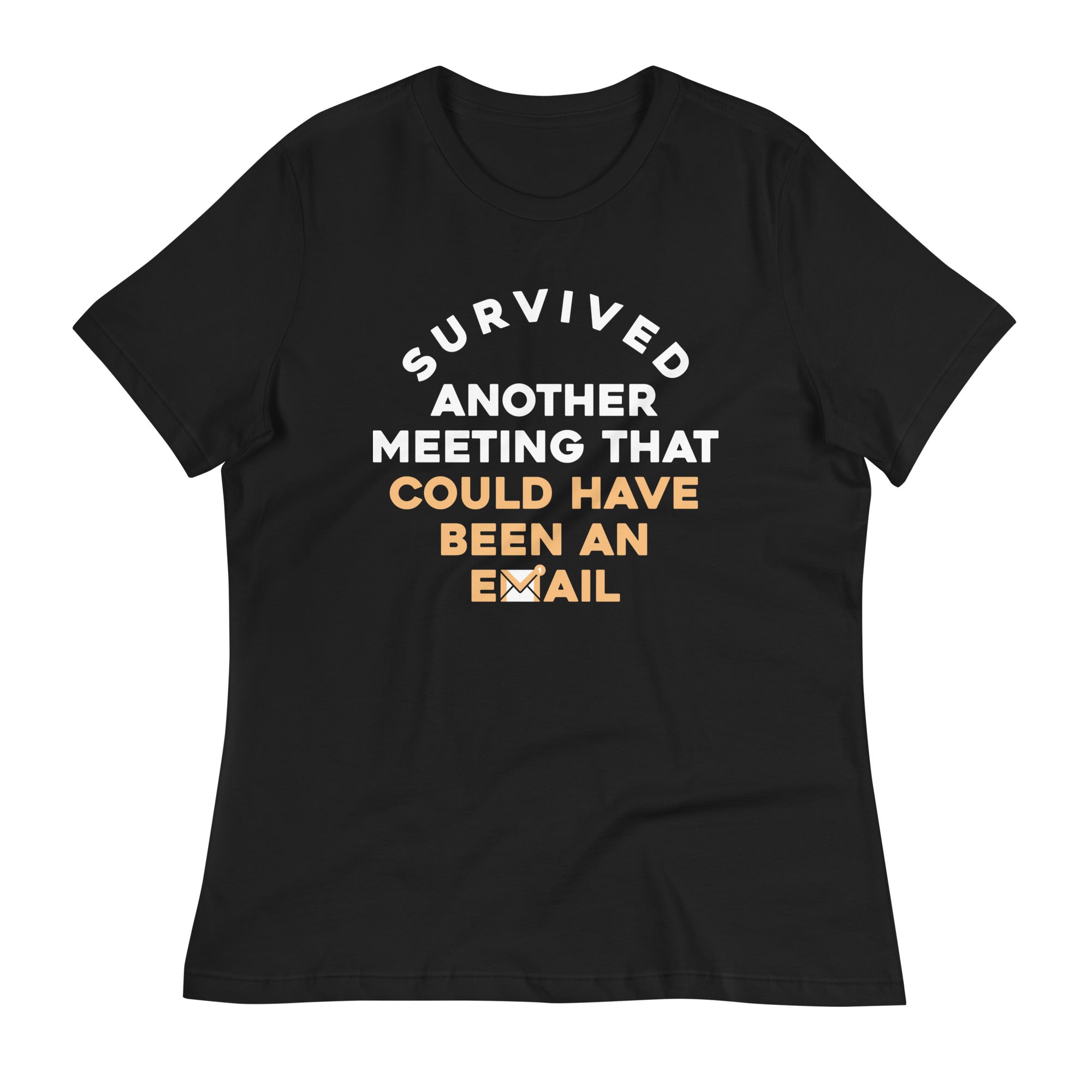 Survived Another Meeting Women's Signature Tee Hoodie, Sweatshirt | PureTeeCo.com (Image 3)