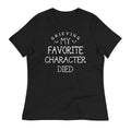 My Favorite Character Died Women's Signature Tee Hoodie, Sweatshirt | PureTeeCo.com (Image 1)