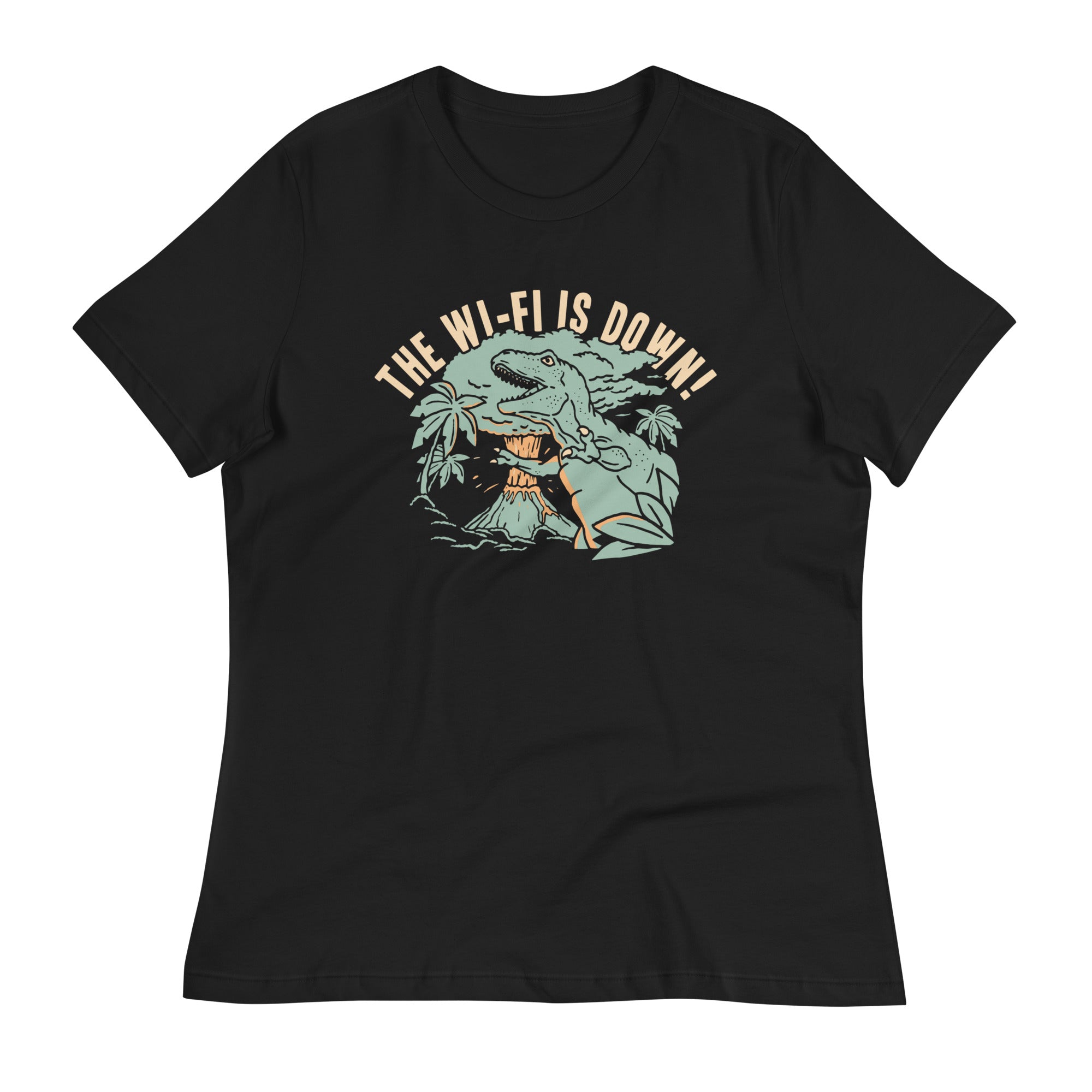 The Wi-Fi Is Down! Women's Signature Tee Hoodie, Sweatshirt | PureTeeCo.com (Image 2)