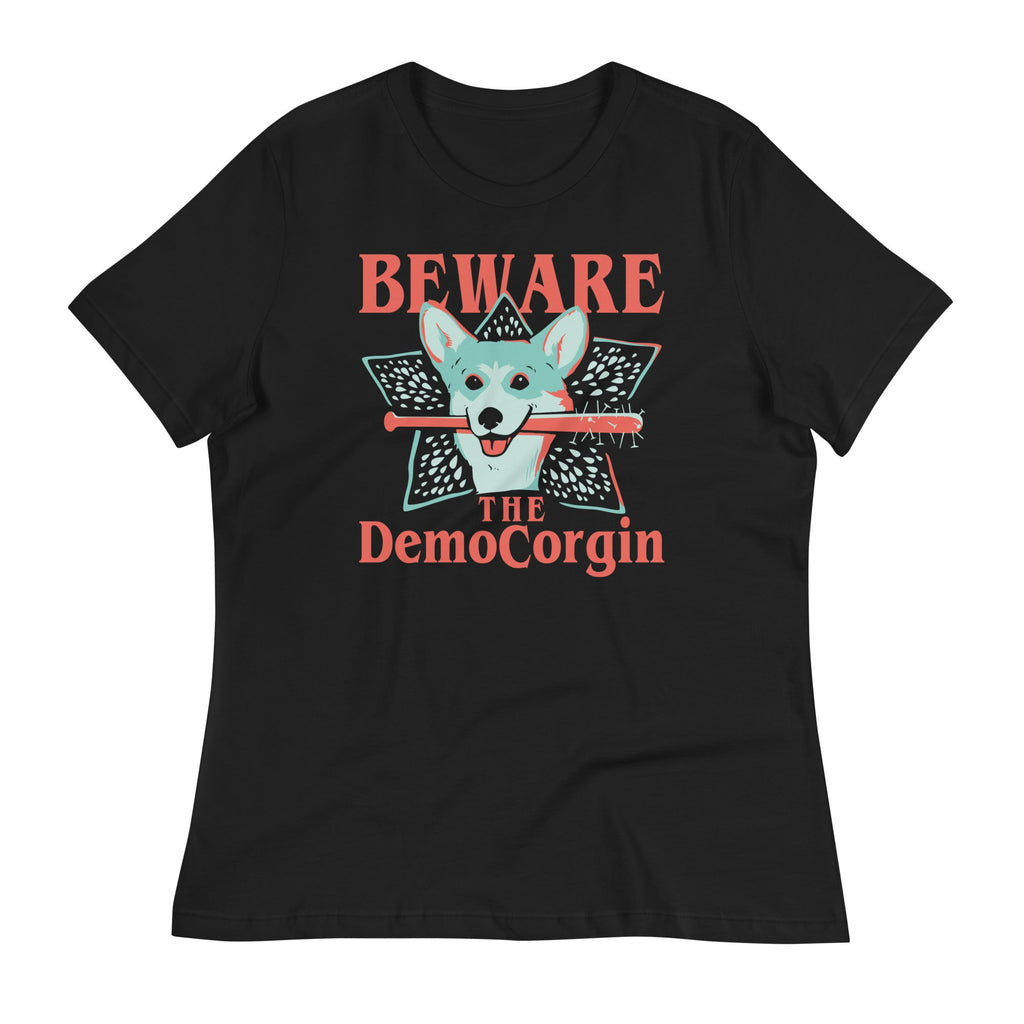 The DemoCorgin Women's Signature Tee Hoodie, Sweatshirt | PureTeeCo.com (Image 1)