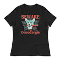 The DemoCorgin Women's Signature Tee Hoodie, Sweatshirt | PureTeeCo.com (Image 1)