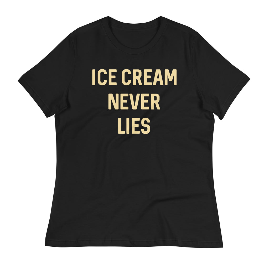 Ice Cream Never Lies Women's Signature Tee Hoodie, Sweatshirt | PureTeeCo.com (Image 1)