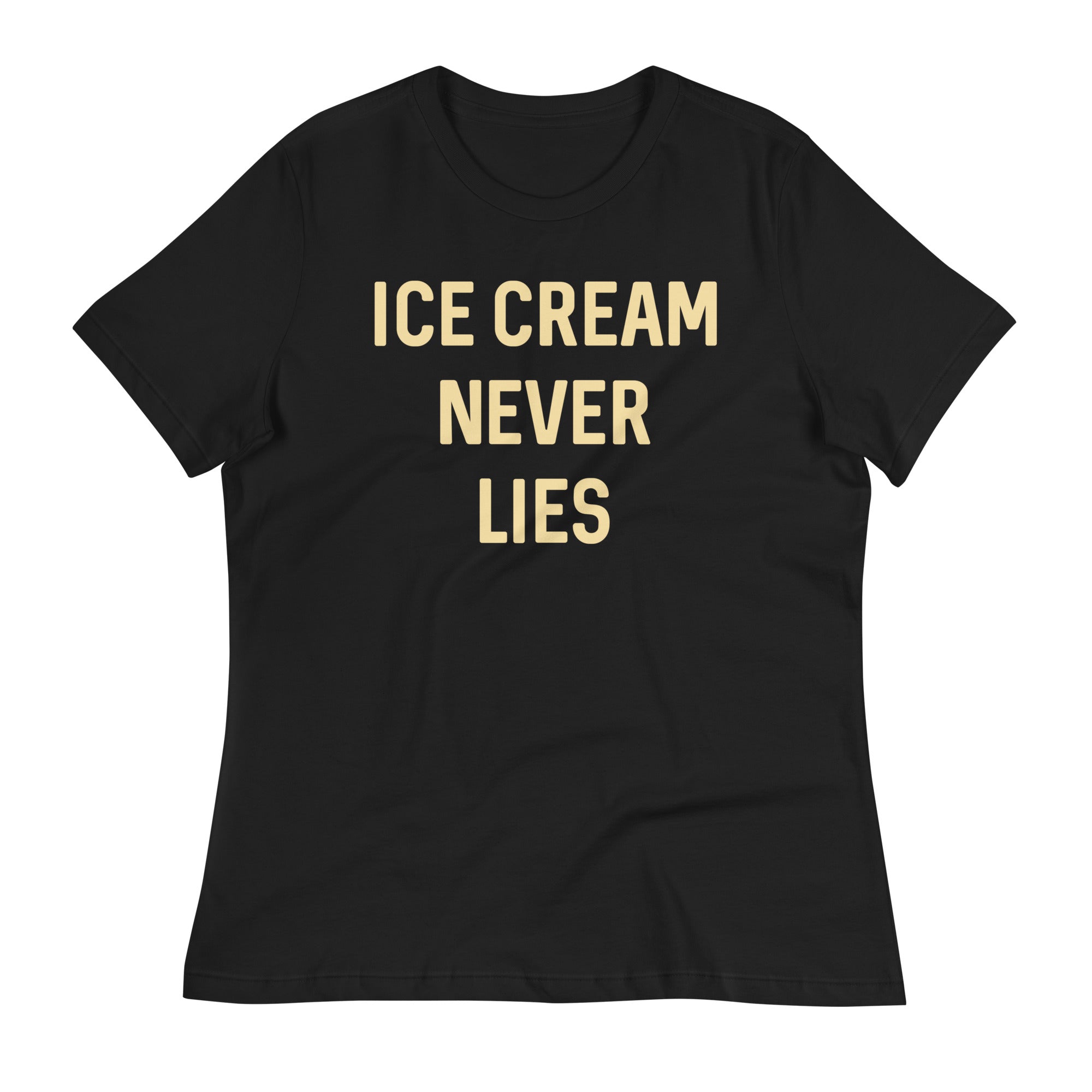 Ice Cream Never Lies Women's Signature Tee Hoodie, Sweatshirt | PureTeeCo.com (Image 1)