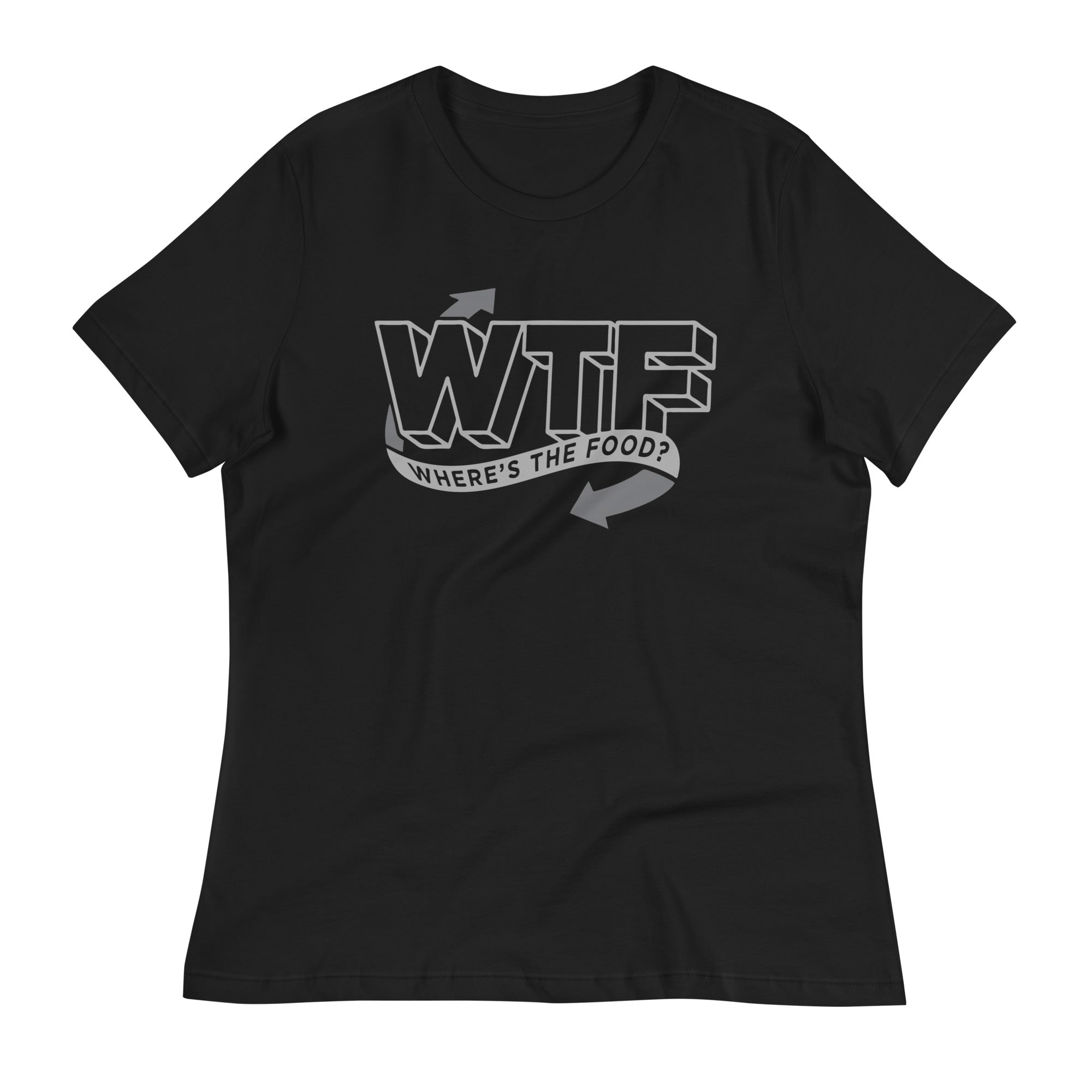 Where's The Food? Women's Signature Tee Hoodie, Sweatshirt | PureTeeCo.com (Image 1)