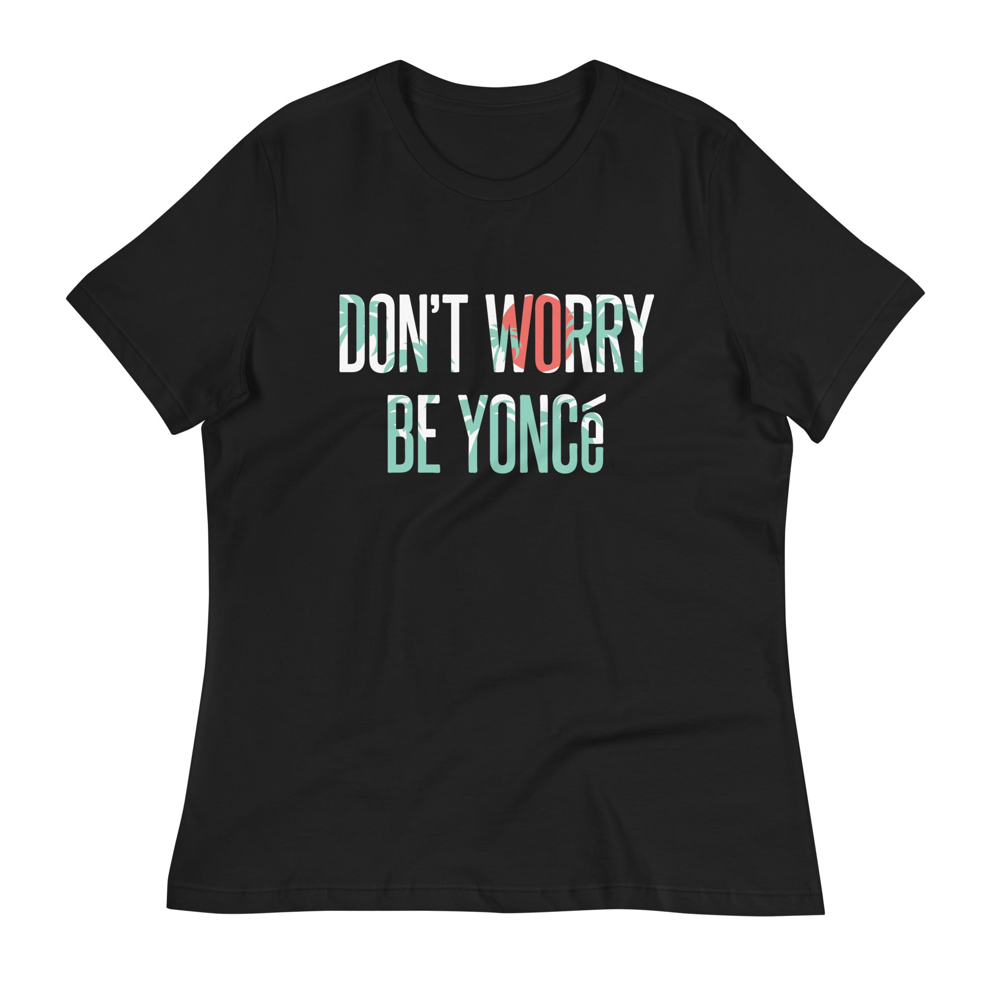 Don't Worry Be Yonce Women's Signature Tee Hoodie, Sweatshirt | PureTeeCo.com (Image 1)