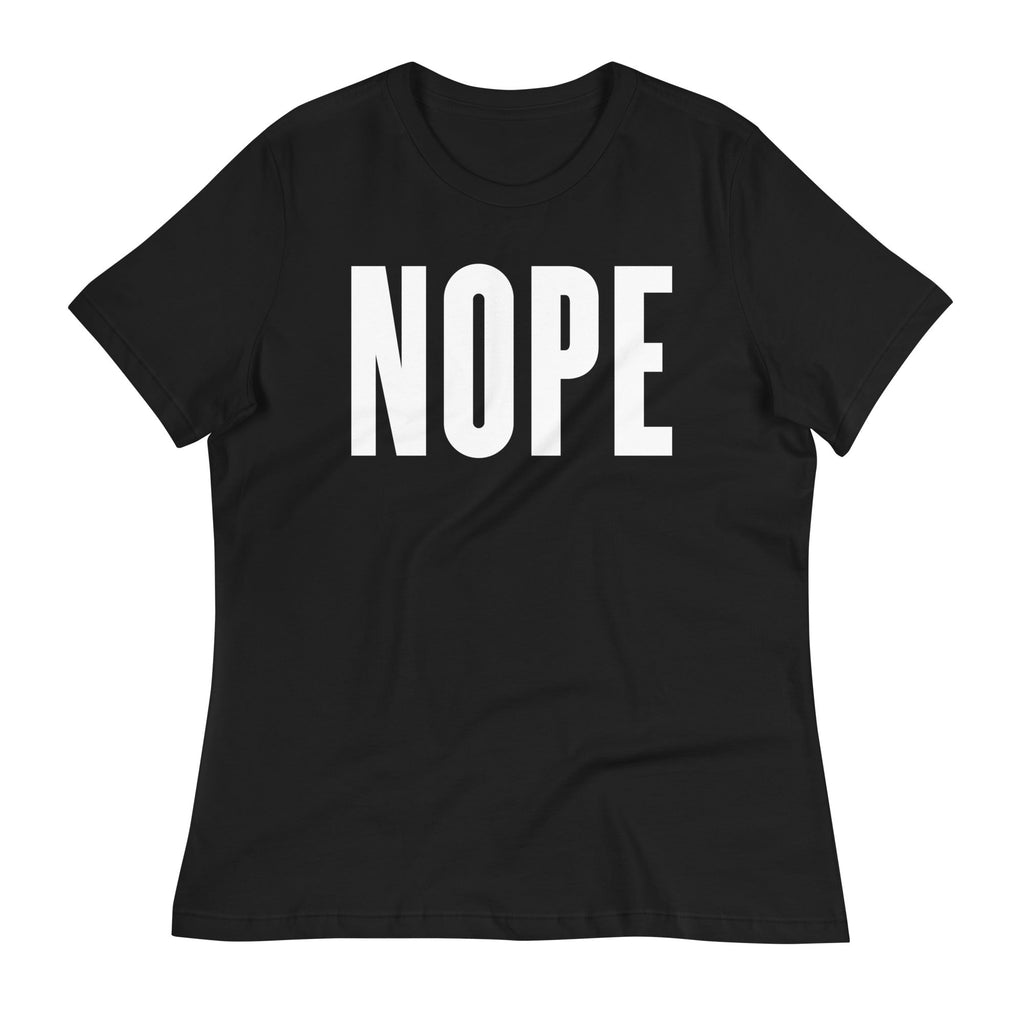 Nope Women's Signature Tee Hoodie, Sweatshirt | PureTeeCo.com (Image 1)