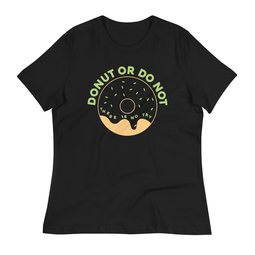 Donut Or Do Not Women's Signature Tee Hoodie, Sweatshirt | PureTeeCo.com (Image 1)