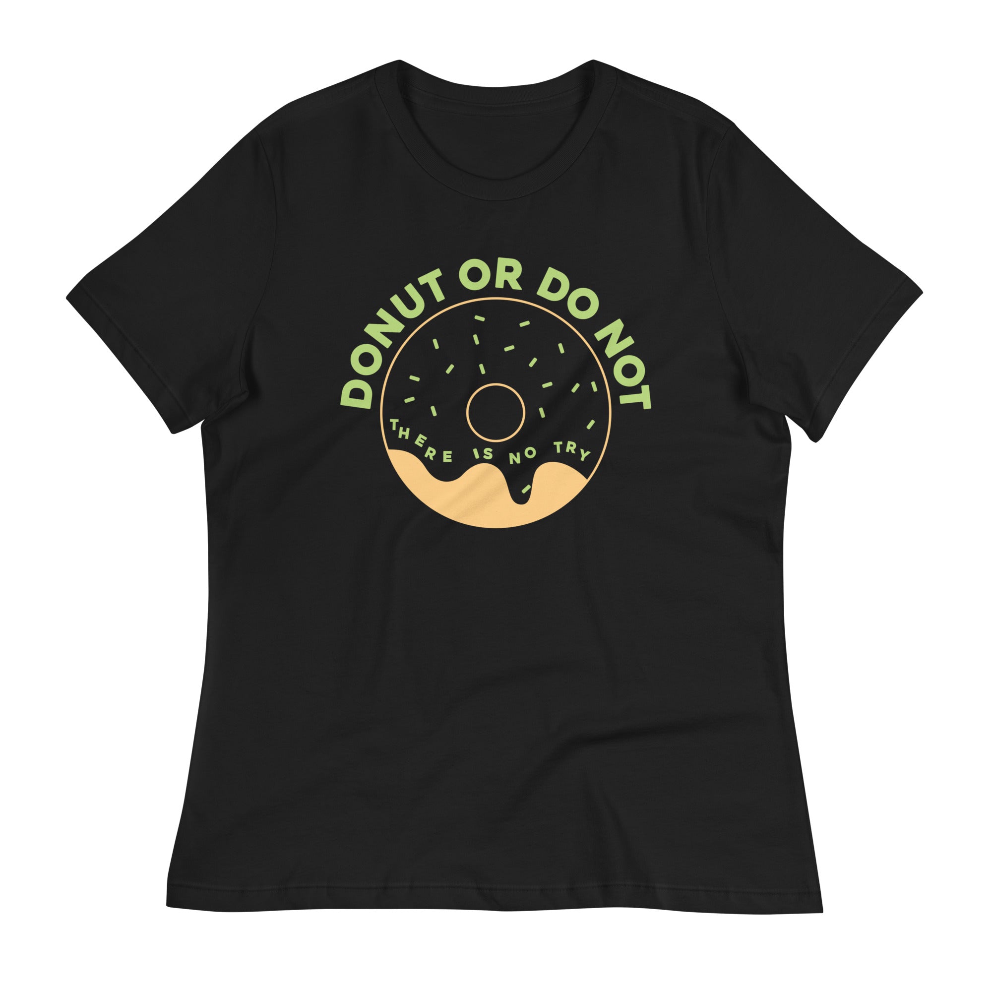Donut Or Do Not Women's Signature Tee Hoodie, Sweatshirt | PureTeeCo.com (Image 1)