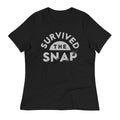 Survived The Snap Women's Signature Tee Hoodie, Sweatshirt | PureTeeCo.com (Image 1)