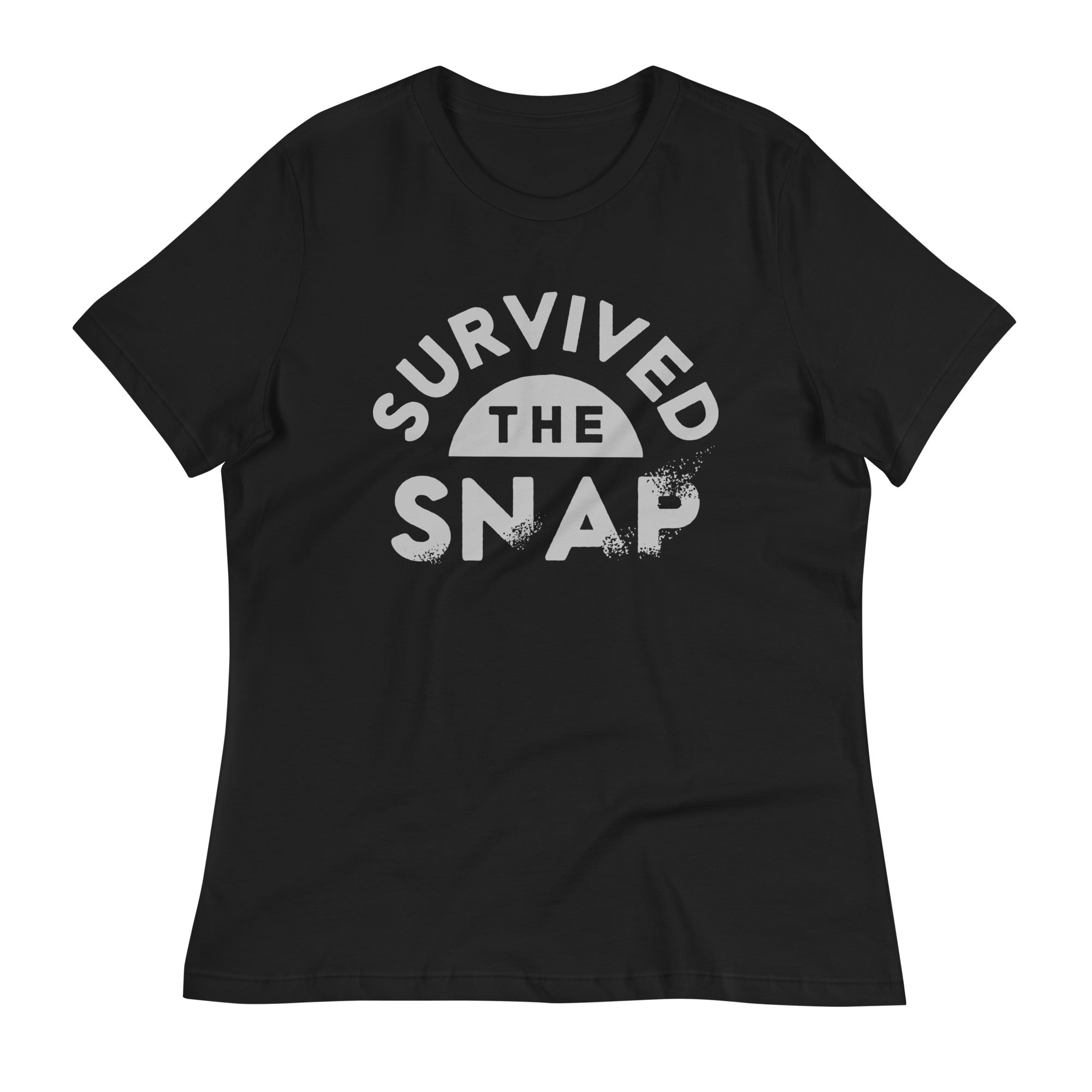 Survived The Snap Women's Signature Tee Hoodie, Sweatshirt | PureTeeCo.com (Image 1)