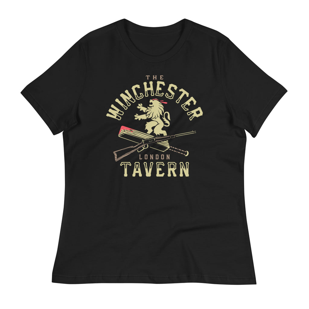 The Winchester Tavern Women's Signature Tee Hoodie, Sweatshirt | PureTeeCo.com (Image 1)