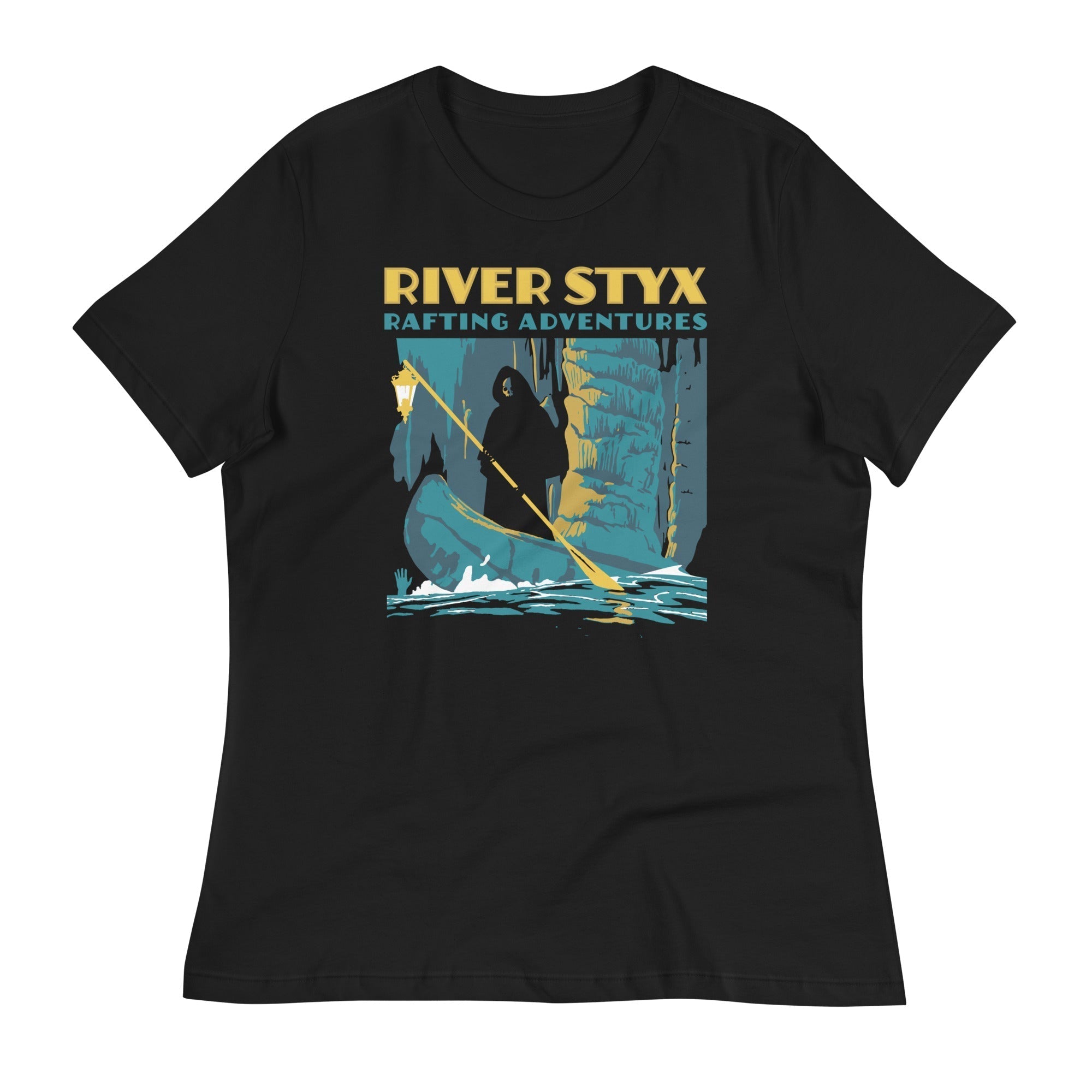 River Styx Rafting Adventures Women's Signature Tee Hoodie, Sweatshirt | PureTeeCo.com (Image 1)