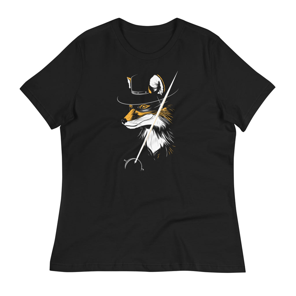 The Fox Women's Signature Tee Hoodie, Sweatshirt | PureTeeCo.com (Image 2)