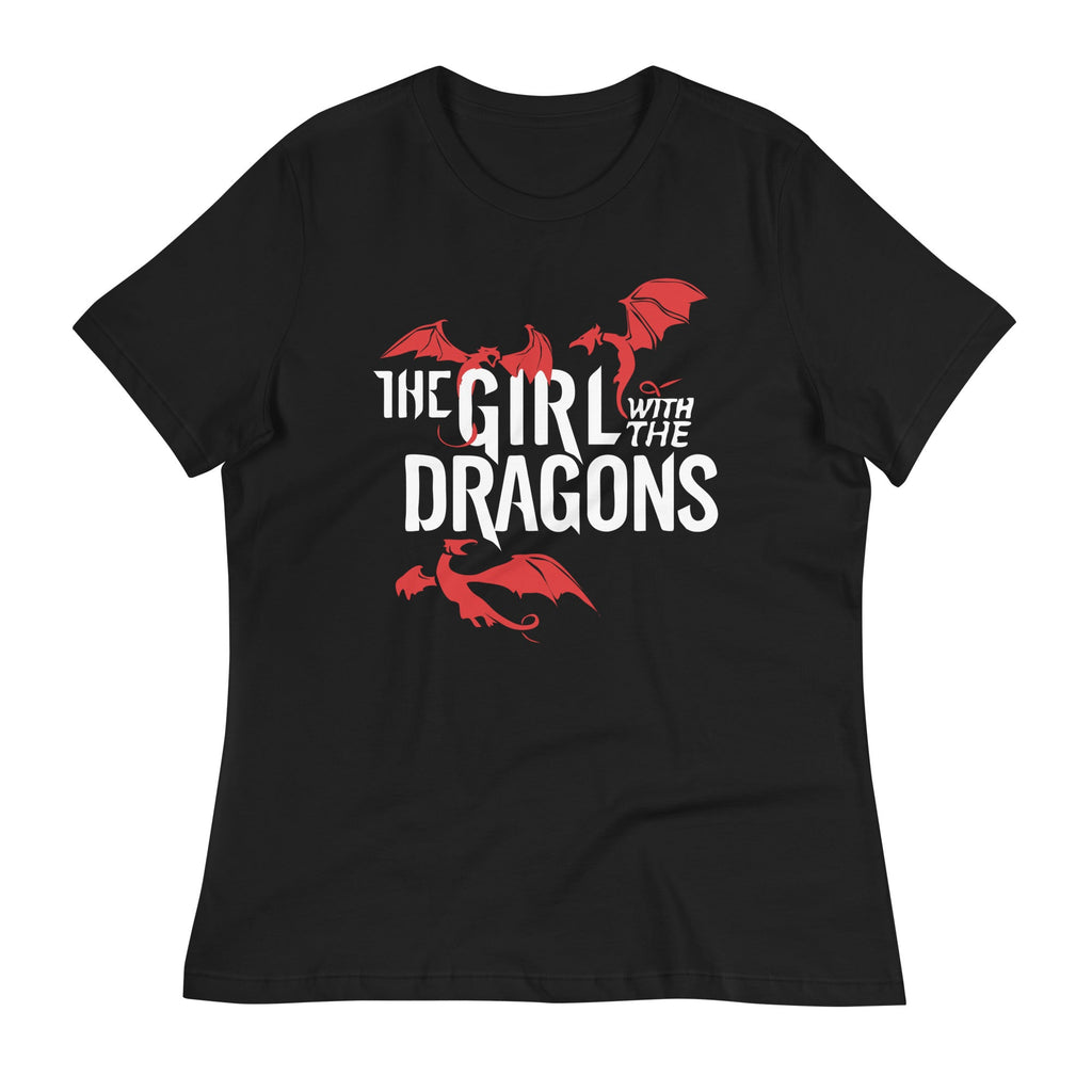 The Girl With The Dragons Women's Signature Tee Hoodie, Sweatshirt | PureTeeCo.com (Image 1)