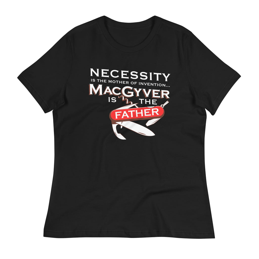 Necessity Is The Mother Women's Signature Tee Hoodie, Sweatshirt | PureTeeCo.com (Image 3)