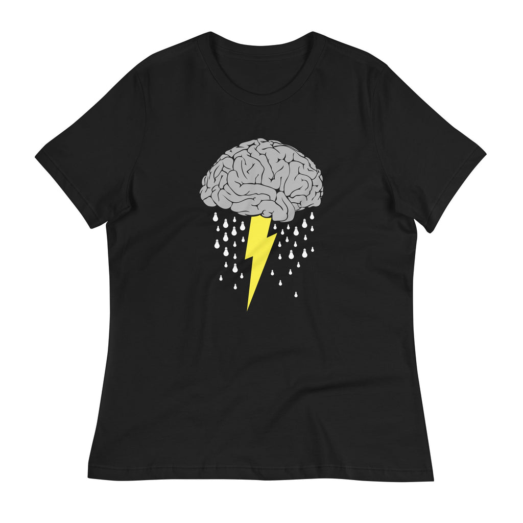 Brainstorm Women's Signature Tee Hoodie, Sweatshirt | PureTeeCo.com (Image 2)