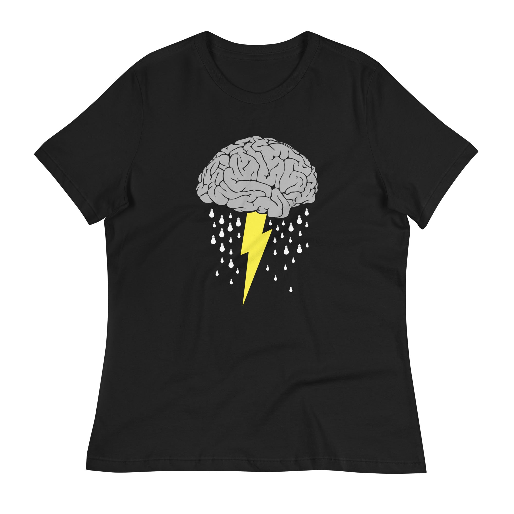 Brainstorm Women's Signature Tee Hoodie, Sweatshirt | PureTeeCo.com (Image 2)