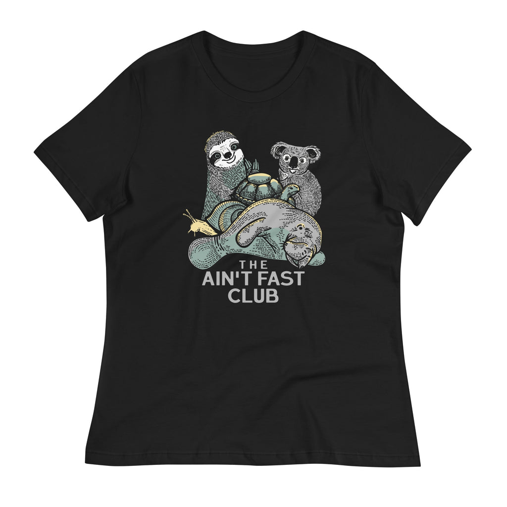 The Ain't Fast Club Women's Signature Tee Hoodie, Sweatshirt | PureTeeCo.com (Image 1)