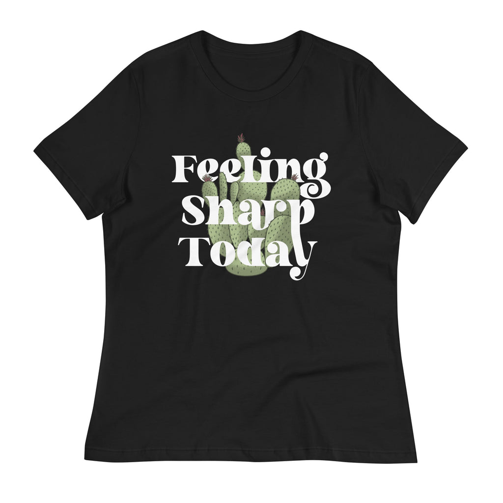 Feeling Sharp Today Women's Signature Tee Hoodie, Sweatshirt | PureTeeCo.com (Image 3)