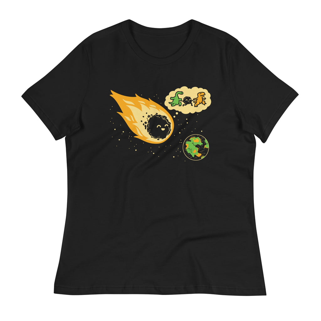 Meteor And Friends Women's Signature Tee Hoodie, Sweatshirt | PureTeeCo.com (Image 1)