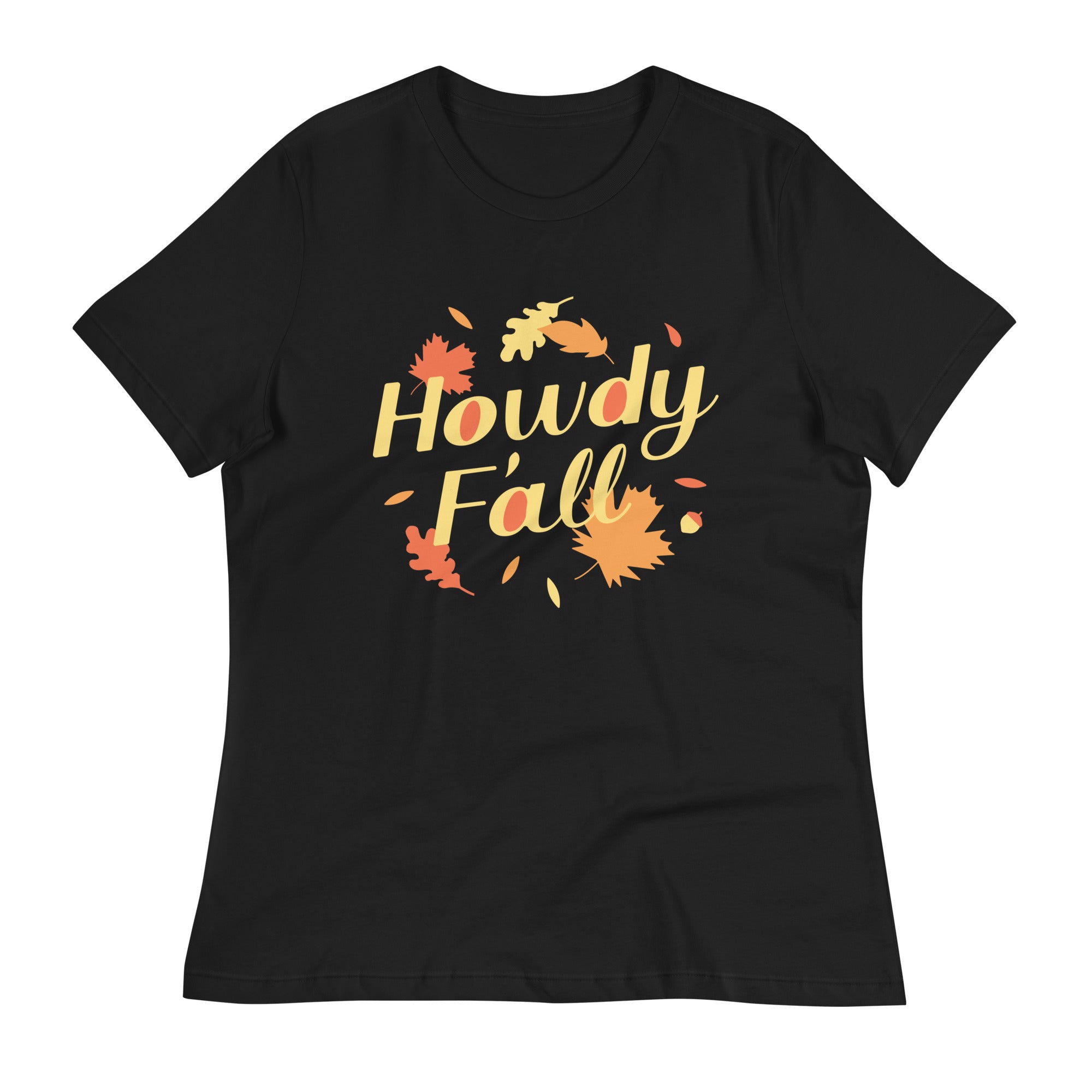 Howdy F'all Women's Signature Tee Hoodie, Sweatshirt | PureTeeCo.com (Image 1)
