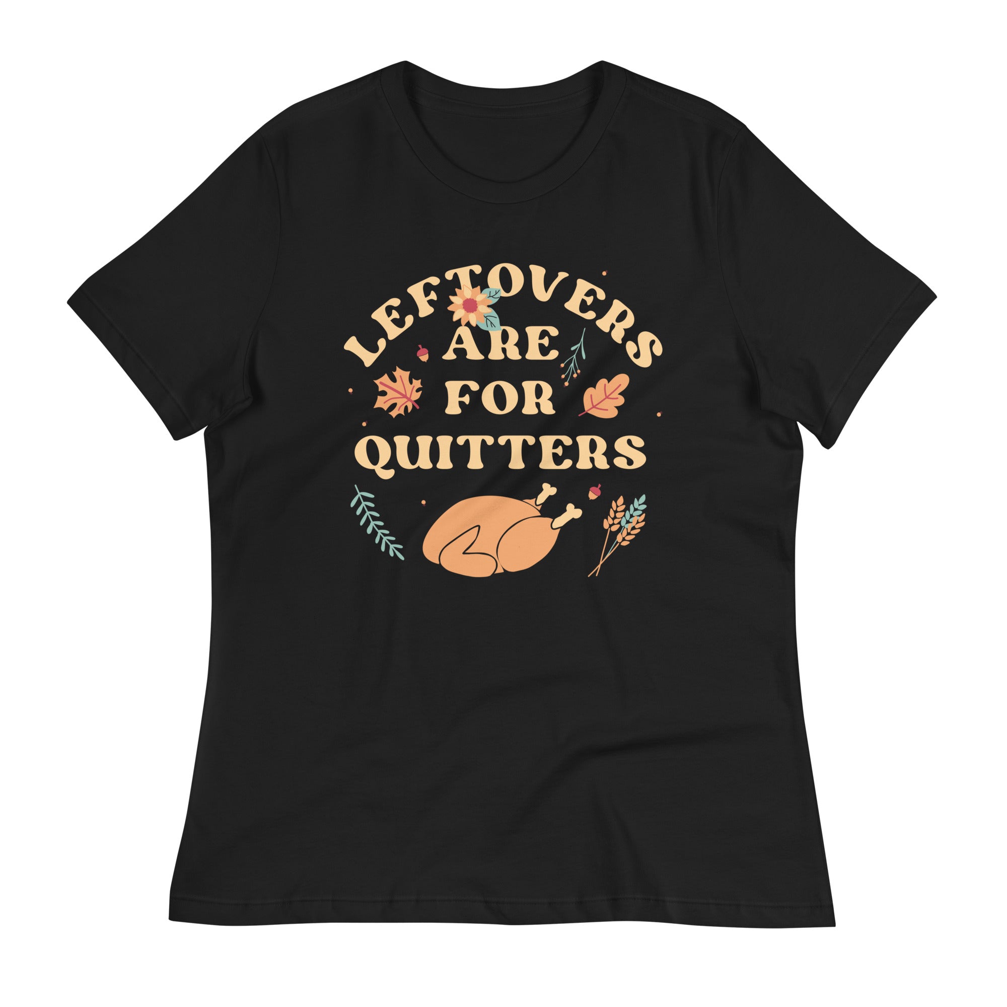 Leftovers Are For Quitters Women's Signature Tee Hoodie, Sweatshirt | PureTeeCo.com (Image 3)
