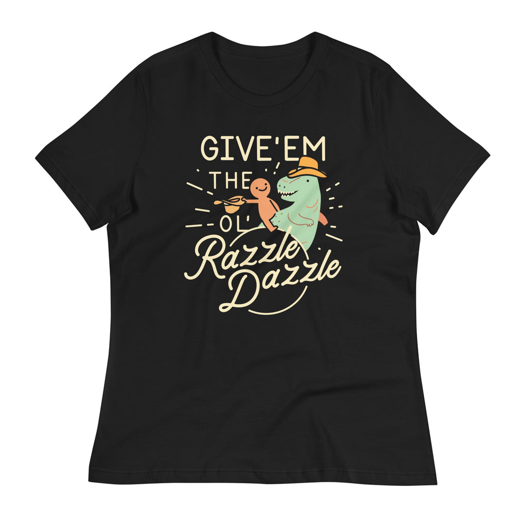 Give'em The Ol' Razzle Dazzle Women's Signature Tee Hoodie, Sweatshirt | PureTeeCo.com (Image 2)
