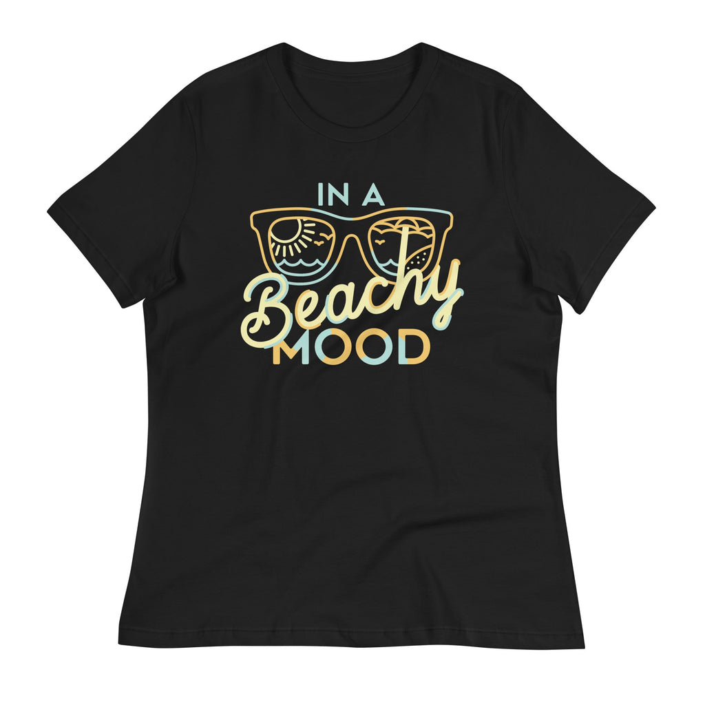 In A Beachy Mood Women's Signature Tee Hoodie, Sweatshirt | PureTeeCo.com (Image 2)
