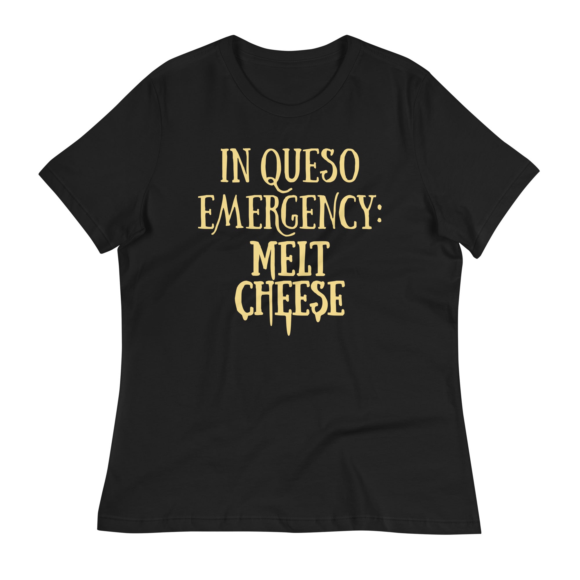In Queso Emergency: Melt Cheese Women's Signature Tee Hoodie, Sweatshirt | PureTeeCo.com (Image 2)