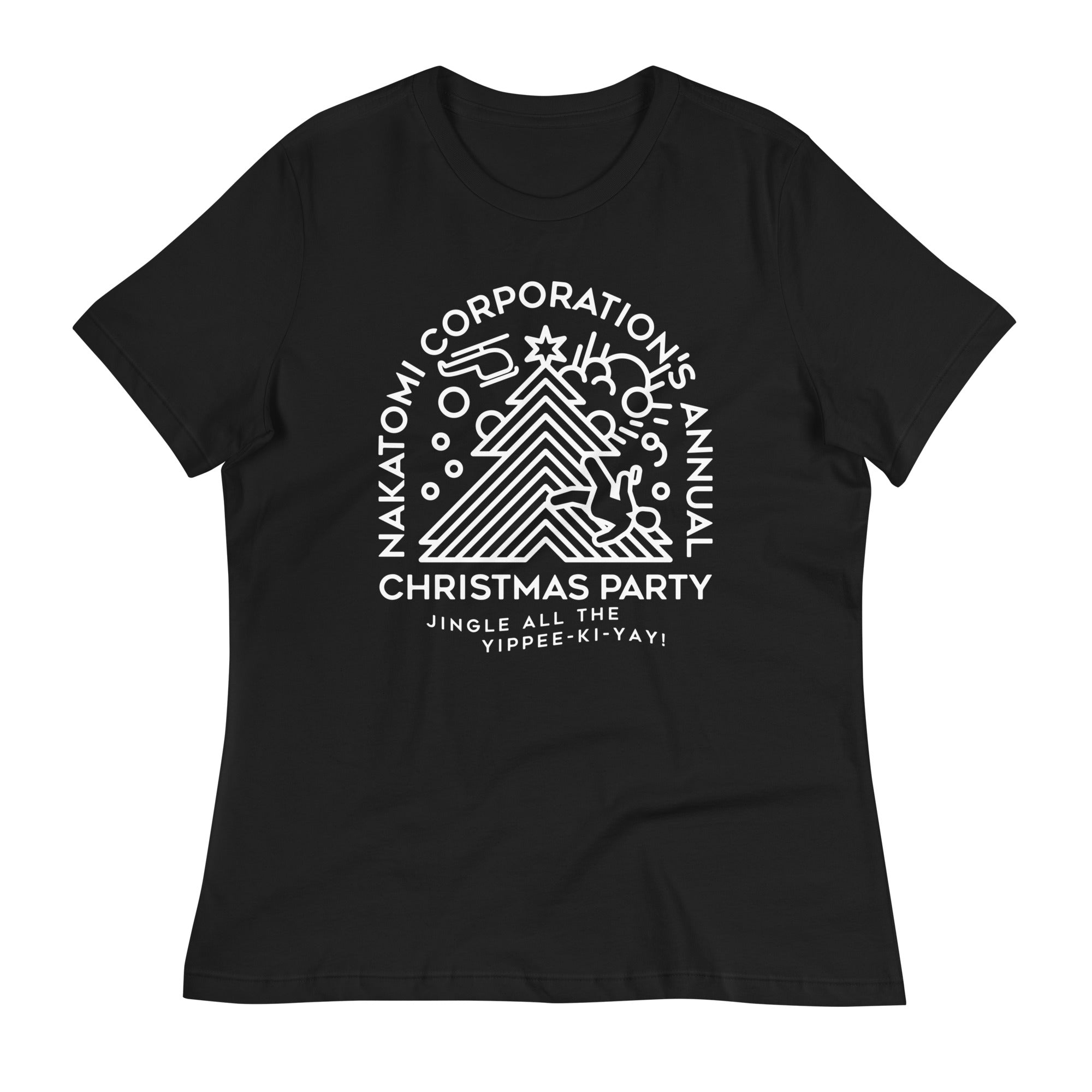 Nakatomi Christmas Party Women's Signature Tee Hoodie, Sweatshirt | PureTeeCo.com (Image 5)