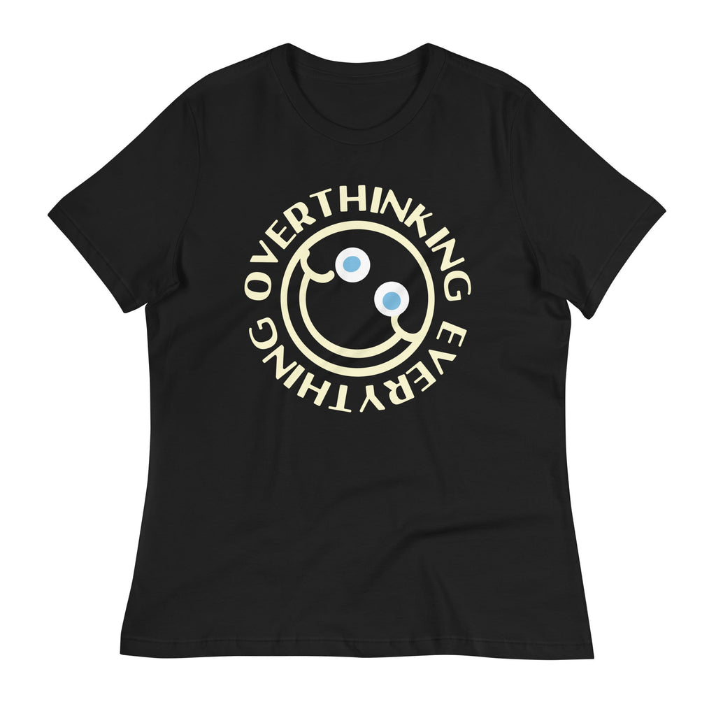 Overthinking Everything Women's Signature Tee Hoodie, Sweatshirt | PureTeeCo.com (Image 2)