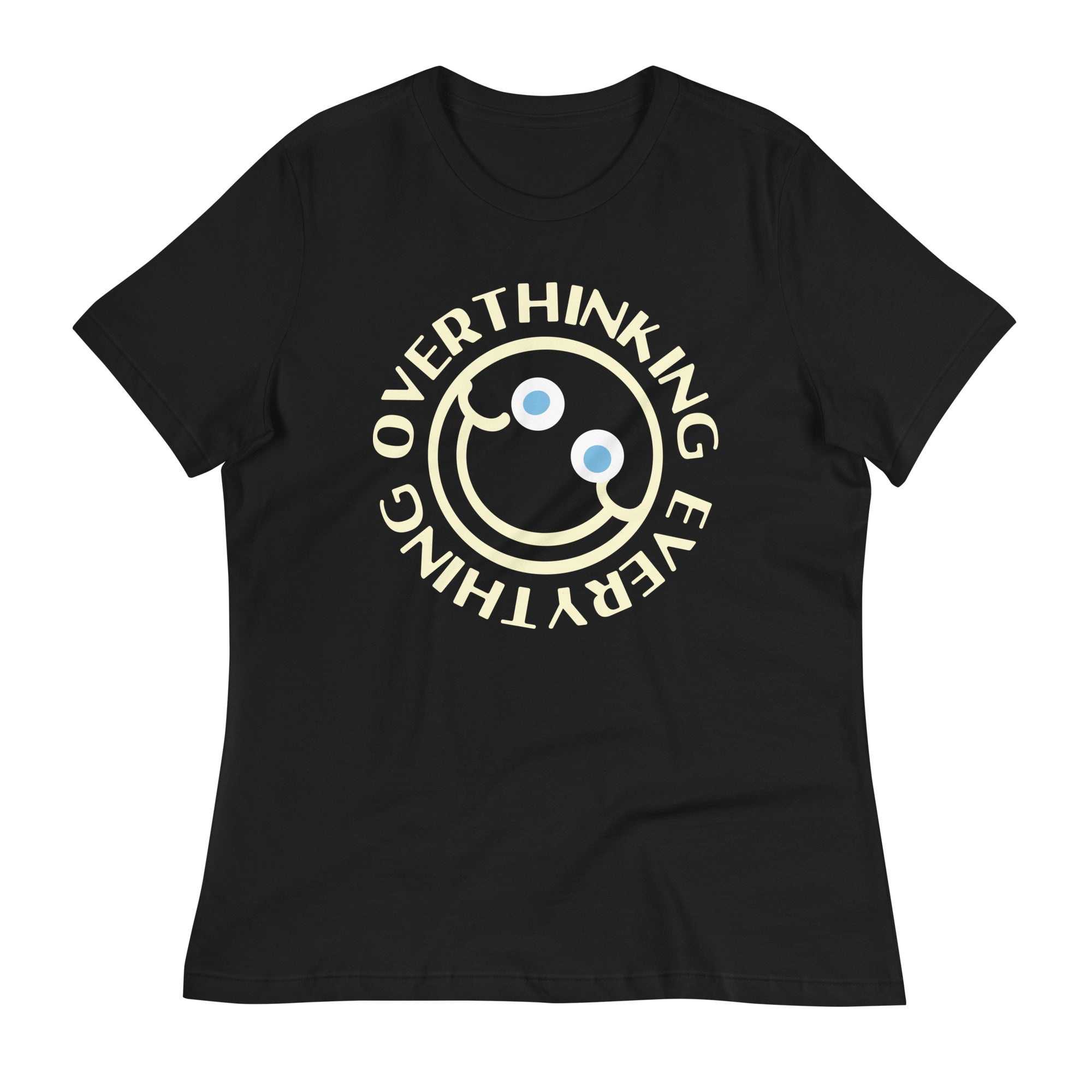 Overthinking Everything Women's Signature Tee Hoodie, Sweatshirt | PureTeeCo.com (Image 2)