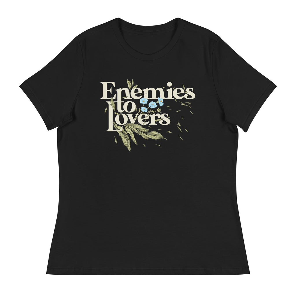 Enemies To Lovers Women's Signature Tee Hoodie, Sweatshirt | PureTeeCo.com (Image 3)