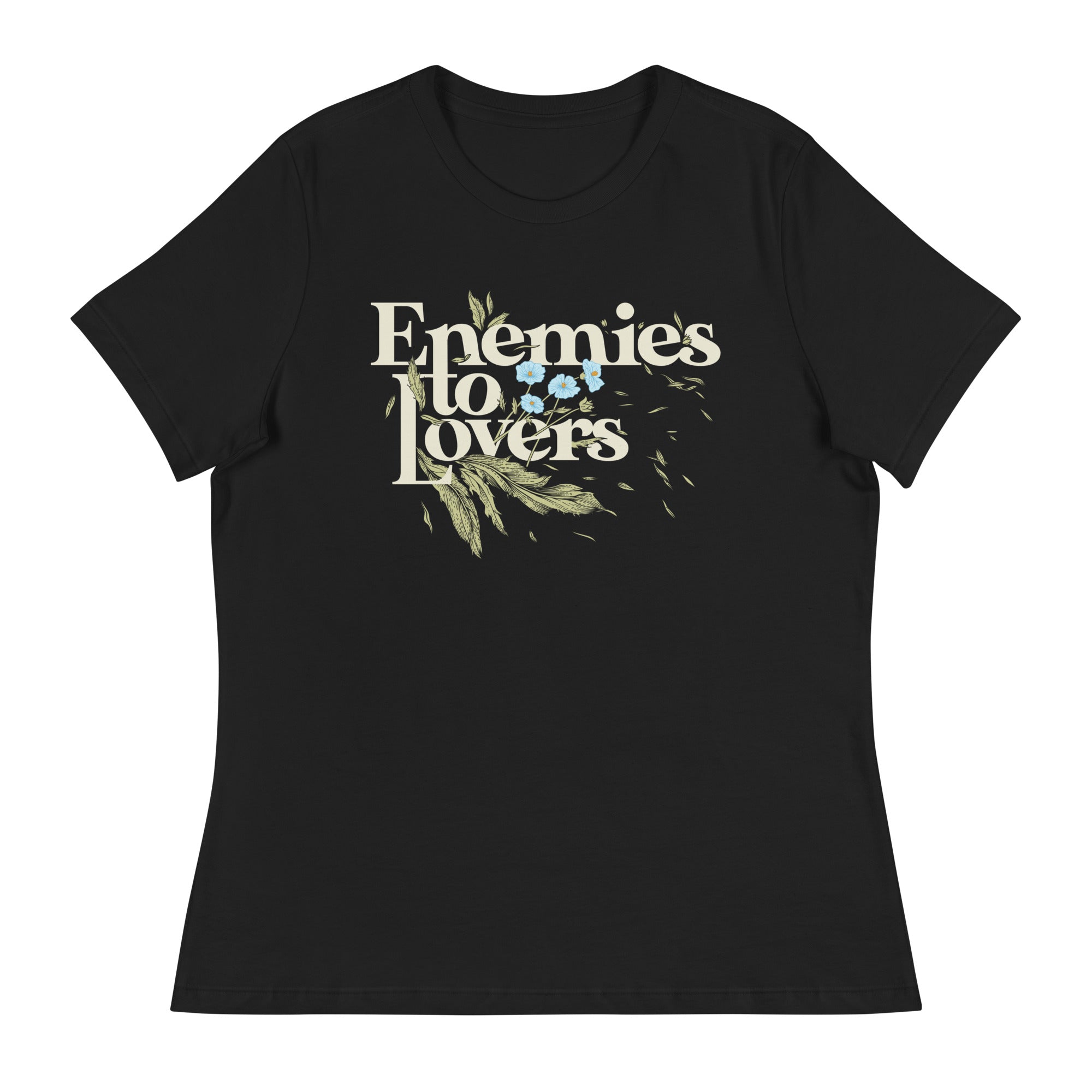 Enemies To Lovers Women's Signature Tee Hoodie, Sweatshirt | PureTeeCo.com (Image 3)