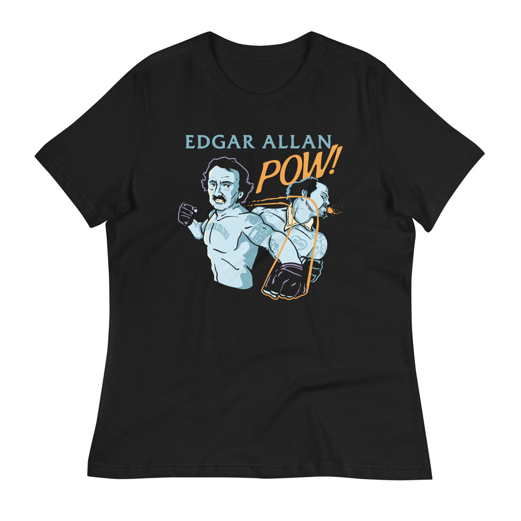 Edgar Allan Pow! Women's Signature Tee Hoodie, Sweatshirt | PureTeeCo.com (Image 3)