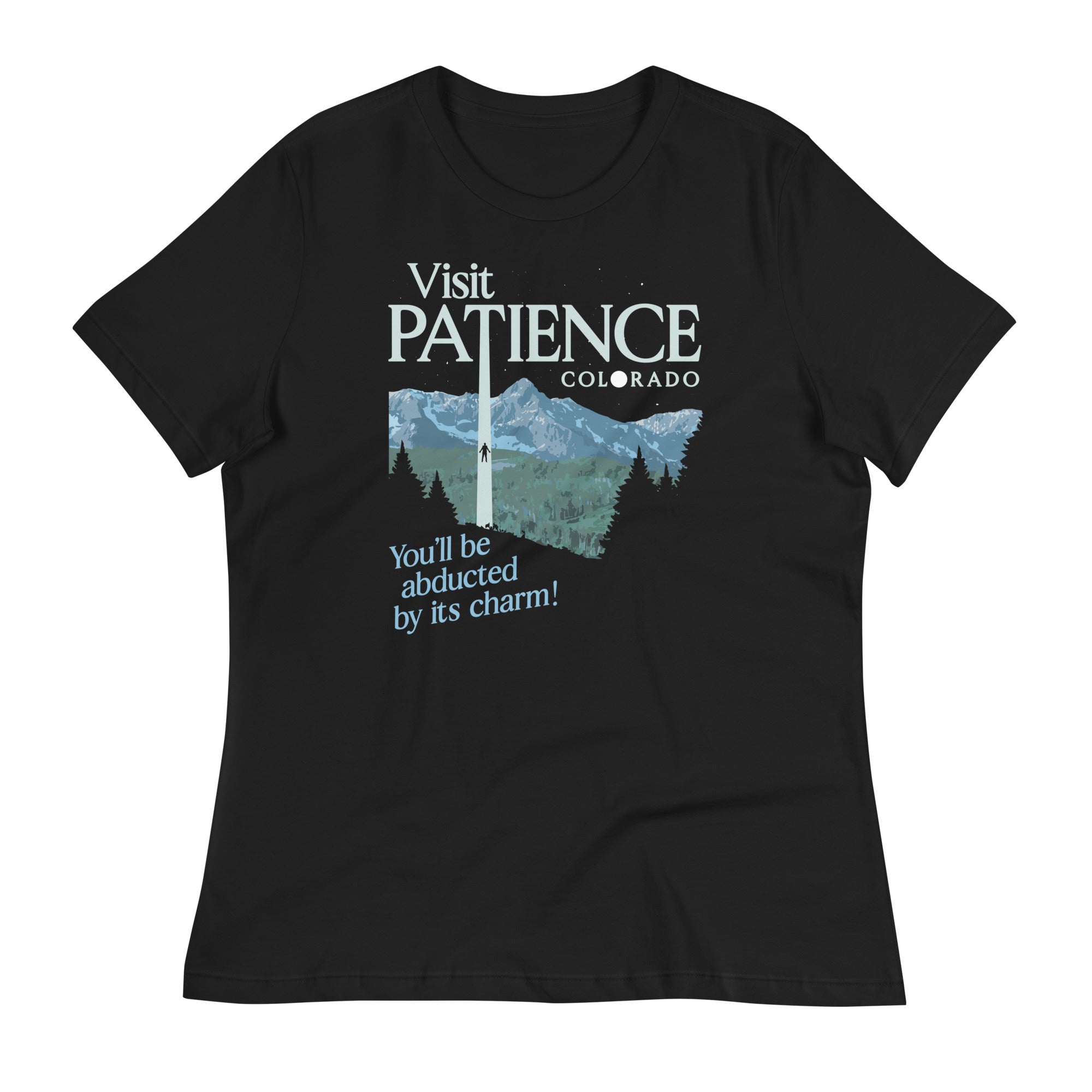 Visit Patience Colorado Women's Signature Tee Hoodie, Sweatshirt | PureTeeCo.com (Image 2)