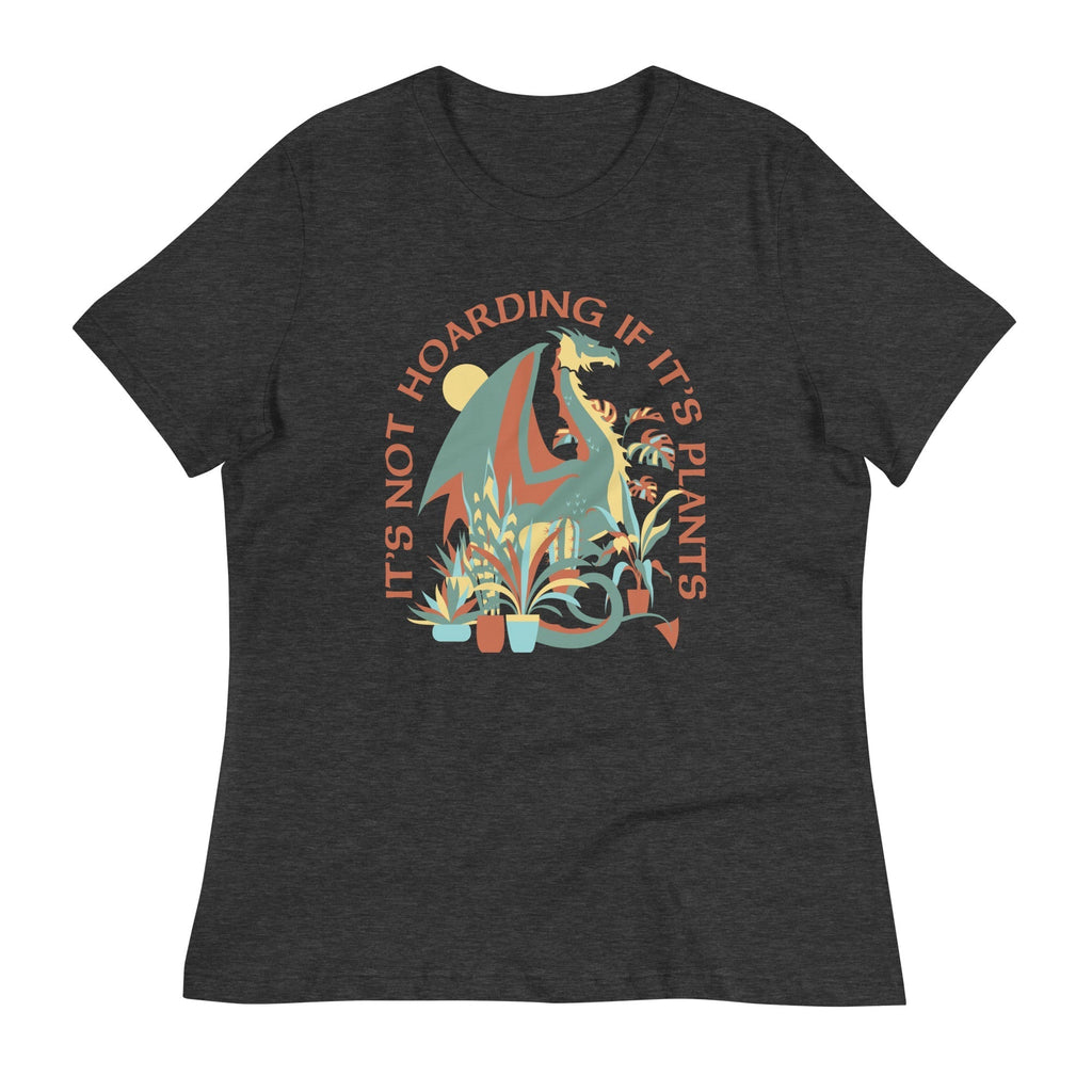 It's Not Hoarding If It's Plants Women's Signature Tee Hoodie, Sweatshirt | PureTeeCo.com (Image 3)