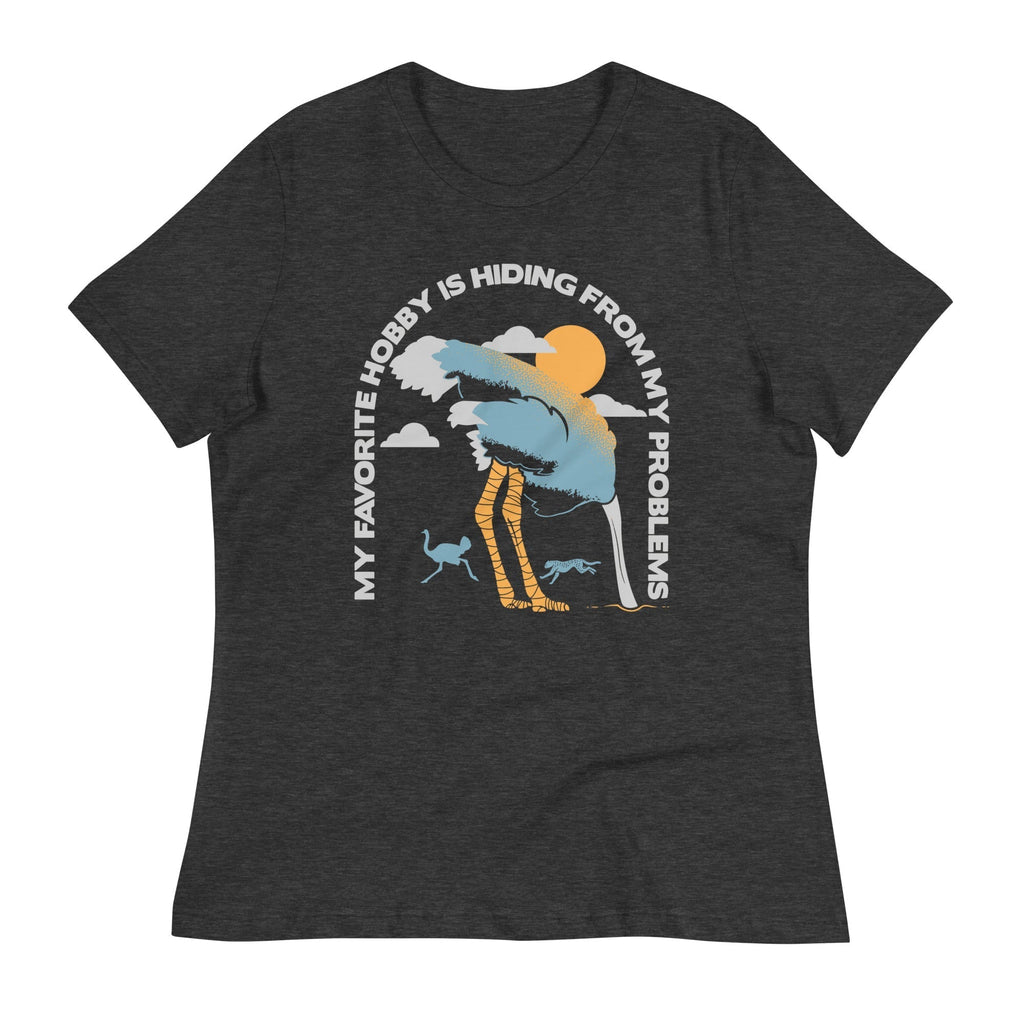My Favorite Hobby Is Hiding From My Problems Women's Signature Tee Hoodie, Sweatshirt | PureTeeCo.com (Image 3)