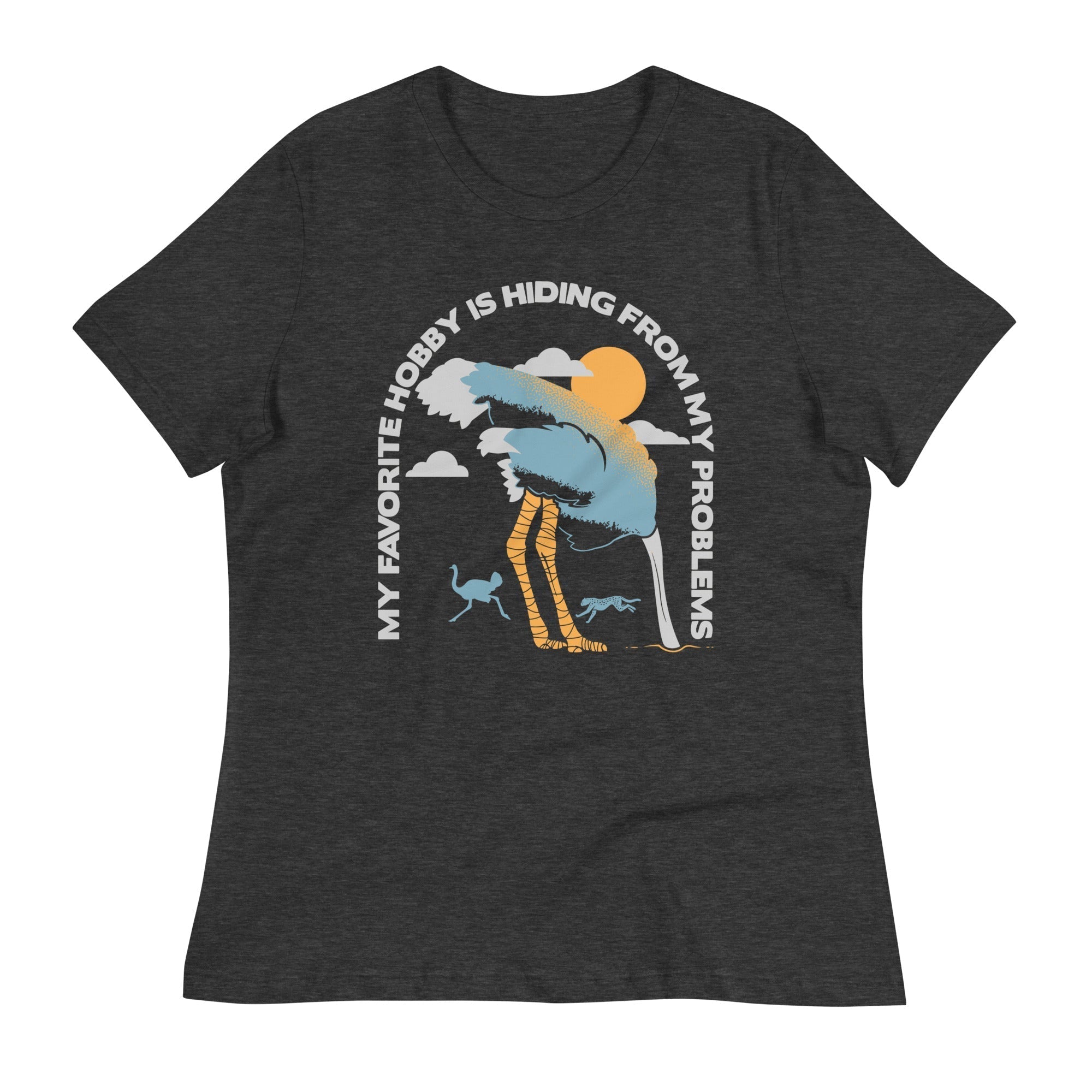 My Favorite Hobby Is Hiding From My Problems Women's Signature Tee Hoodie, Sweatshirt | PureTeeCo.com (Image 3)