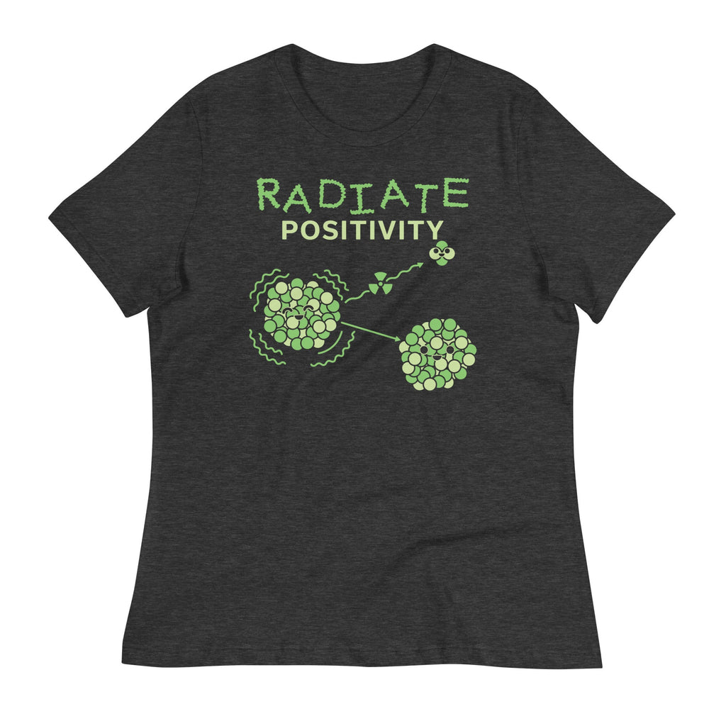 Radiate Positivity Women's Signature Tee Hoodie, Sweatshirt | PureTeeCo.com (Image 3)