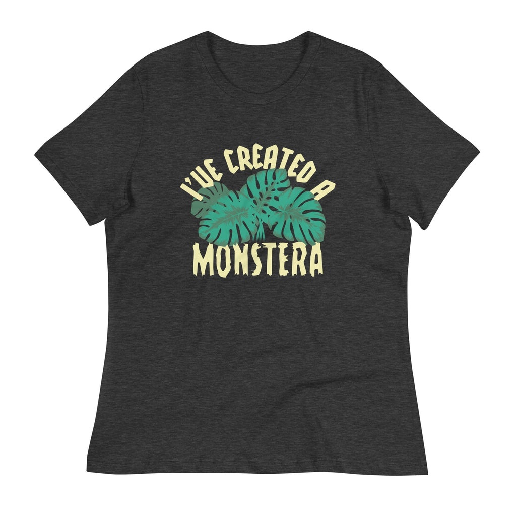 I've Created A Monstera Women's Signature Tee Hoodie, Sweatshirt | PureTeeCo.com (Image 3)