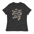 Give 'em Pumpkin To Talk About Women's Signature Tee Hoodie, Sweatshirt | PureTeeCo.com (Image 1)